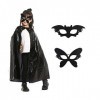 DKDDSSS Noir Enfants Capes de avec des Masques, Costume de Magicien, Kit daccessoires Deguisement Enfant pour Enfants Deguis
