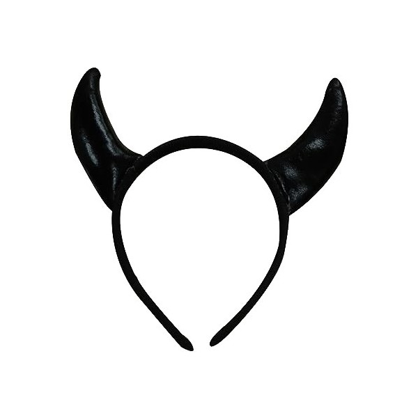 Serre-tête dHalloween avec oreilles de diable - Accessoire de costume pour adultes et enfants - Carnaval dHalloween - Acces