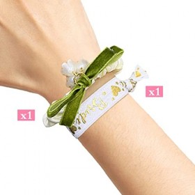 Nouveau motif – Lot de 22 bracelets JGA, bracelet de léquipe de mariée JGA, Bride Team Bride, enterrement de vie de jeune fi