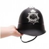 Toyland® Casque de policier britannique en plastique avec mentonnière - Accessoires de déguisement - Déguisement pour enfants