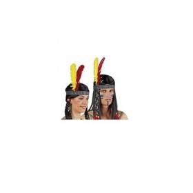 Générique Accessoire de déguisement Bandeau Indien ou Indienne Multicolore x1 REF/18640