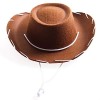 Yinguo Déguisement 1 pièce pour accessoires pour enfants - Chapeau de cowboy rouge - Casquette de baseball en jean pour tout-