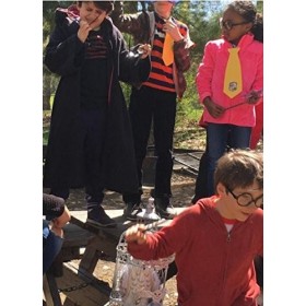 German Trendseller® - Lunettes Harry pour Enfants┃Petit Cadeau┃lanniversaire denant┃ déguisement┃ Accessoire de Carnaval┃po