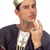 NET TOYS Set de Roi Couronne Royale en Or avec Collier et Bague Empereur Couronne Prince Set de Bijoux Reine Accessoires Prin
