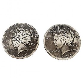 ASVP Shop Pièce de Monnaie à Deux Faces 2 Faces avec Accessoire Anti-Rayures Harvey pour déguisement Batman