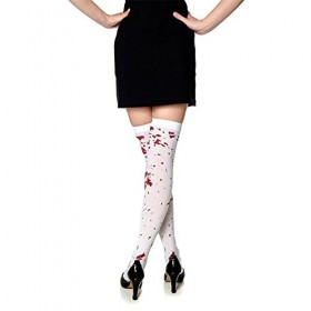 Accessoire Déguisement Zombie Chaussette/Bas Ensanglanté Femme Halloween Bal Masqué