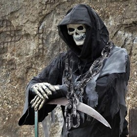 STOBOK Chaînes dhalloween Chaîne Lien -1 M en Plastique Chaînes Accessoires Jouet Barrière Chaîne pour Costume Accessoire Dé