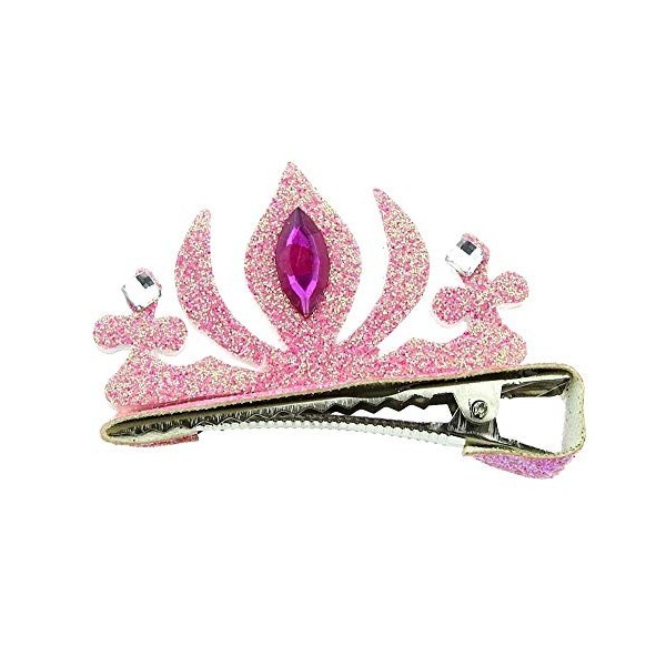 Rose - couronne de princesse - couronne - avec pince à cheveux - pour cheveux - accessoires - costumes - déguisements - carna