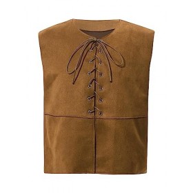 Freebily Deguisement Prince Enfant Fille Garçon Cowboy Cowgirl Pantalon Gilet Sans Manche Chapeau Cow-boy Costume Jouet Hallo