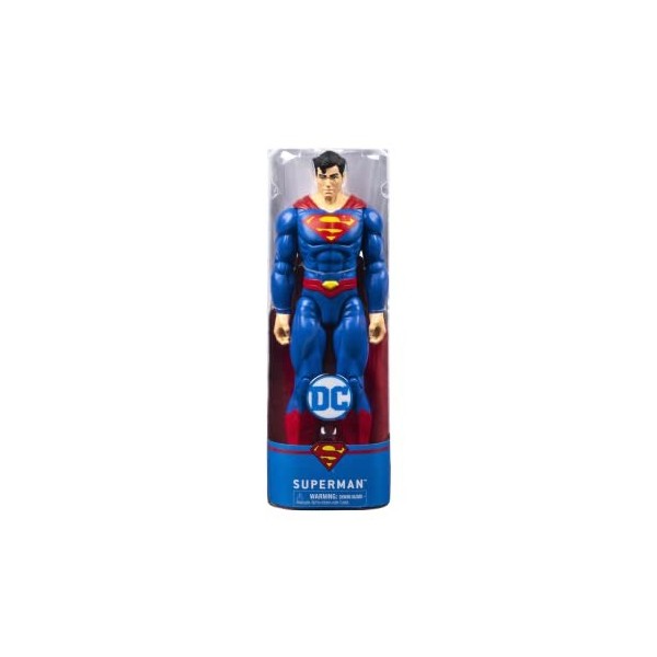 Superhero Toys Figurine Superman de 30,5 cm – Figurines daction à collectionner pour enfants Superman jouet daction pour ga
