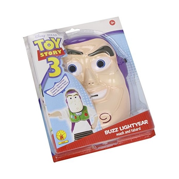 Rubies - Toy Story - Kit de Déguisement Buzz : Masque Eva + Plastron- I-9920