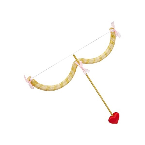 Ensemble de mini nœud et flèche de Cupidon rouge pour la Saint-Valentin, accessoires de cosplay, accessoires photo, Halloween