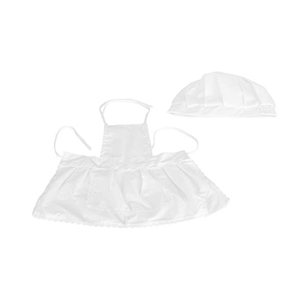 Accessoire de Photographie Nouveau-né, Accessoires de Costume Mignons de Mode Bébé Garçons Filles Uniformes de Chef Tenues Ch