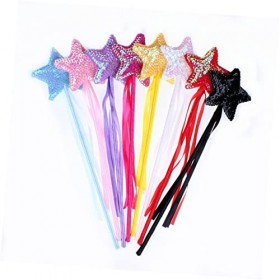 Toyvian Baguettes De Fées De Sorcière DEnfants 3 Pièces Bâtons Étoiles Accessoire De Costume De Jeu De Rôle Accessoires DHa