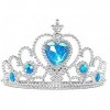 Couronne de poignée - - pierres bleu clair - accessoires - fille - carnaval - halloween - idée cadeau pour Noël et anniversai