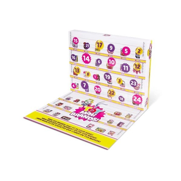 Calendrier de lAvent Toy Mini Brands série 3 en édition limitée par ZURU - Calendrier de lAvent 24 jours 2023, comprend 4 m