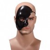 Demi masque facial - fantôme de lopéra - couleur noire - déguisement carnaval dhalloween - idée cadeau - homme - femme - un