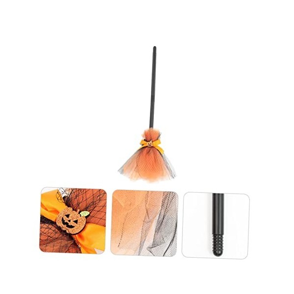 Toyvian Balai De Sorcière Adulte Halloween Costume Tenues De Jeu De Rôle Accessoires De Maquillage Halloween Balai De Sorcièr