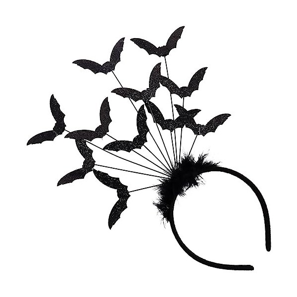 HIFOT 3 Pièces Deguisement Halloween Enfant,Toile Araignée Jupe Tut Avec Ailes Serre Tete Accessoire Halloween Costume Araig Amz