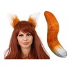 0317QEA9BX4 ILOVEFANCYDRESS Déguisement Accessoires de Renard avec Une Paire doreilles + Une Queue touffue. Ideal pour Les e