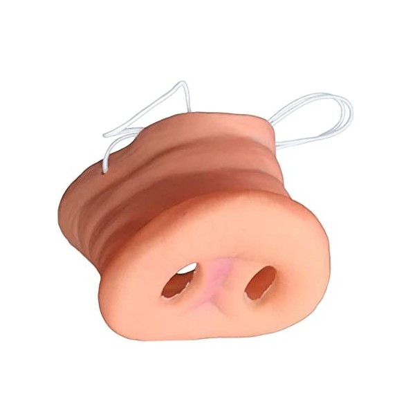 Perfeclan Accessoire de Nez de Cochon drôle avec Bande élastique, thème du Film, Accessoires de déguisement, museau de Porc p