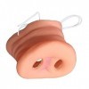 Perfeclan Accessoire de Nez de Cochon drôle avec Bande élastique, thème du Film, Accessoires de déguisement, museau de Porc p