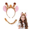 ACWOO Kit de Costume Lion, Déguisement Animaux Enfant Set, Bandeau et Queue de Lion, Lion Cosplay Costume, Deguisement Lion E