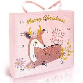 Calendrier de lAvent de Noël Enfants 2023 Calendrier de Compte à Rebours de Noël 24pcs Kits de Bricolage avec Pendentif Brac