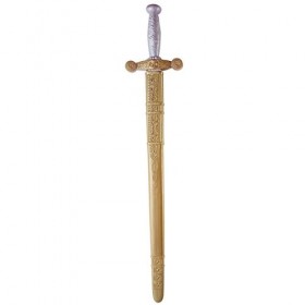 NET TOYS Épée de Chevalier Moyen-Âge avec Manche épée médiévale épée Chevalier Accessoire déguisement Armes de Fiction épées 