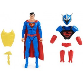 DC UNIVERSE DC COMICS - Pack Figurine Superman 30 Cm + Accessoires Justice League - Figurine Superman Articulée 30 cm - Créez