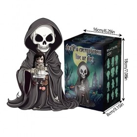 Figurine Ghostface | Horreur Halloween Ghostface Pop Figure | Collectible Scream Spooky Figurines Resin Deadfall Sculpture po