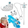 JINGAN Princesse costumée | Chaussures habillées et Bijoux pour Petites Filles | Accessoires Jeu rôle Couronne, Chaussures, C