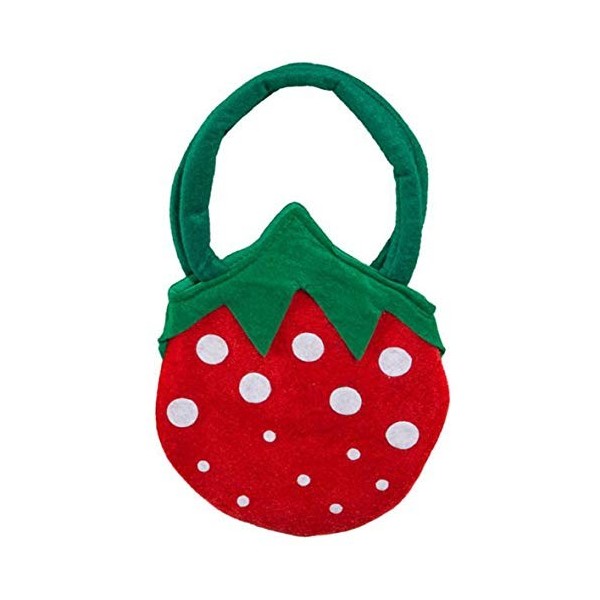 -Sac en forme de fraise - Accessoire de déguisement