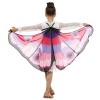 LAEMILIA Ailes Papillon Halloween Foulard Châle Cape Multicouleur Fée Princesse Déguisement Costume Cosplay Enfants Accessoir