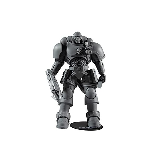 McFarlane Toys, Warhammer 40000 Reiver Figurine daction avec 22 pièces Mobiles, Figurine Warhammer de Collection Non Peinte 