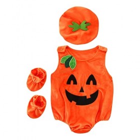 Allbestop Halloween Bébé Photographie Accessoires Props Vêtements,Costume Enfant Garcon Carnaval Deguisement Citrouille Enfan