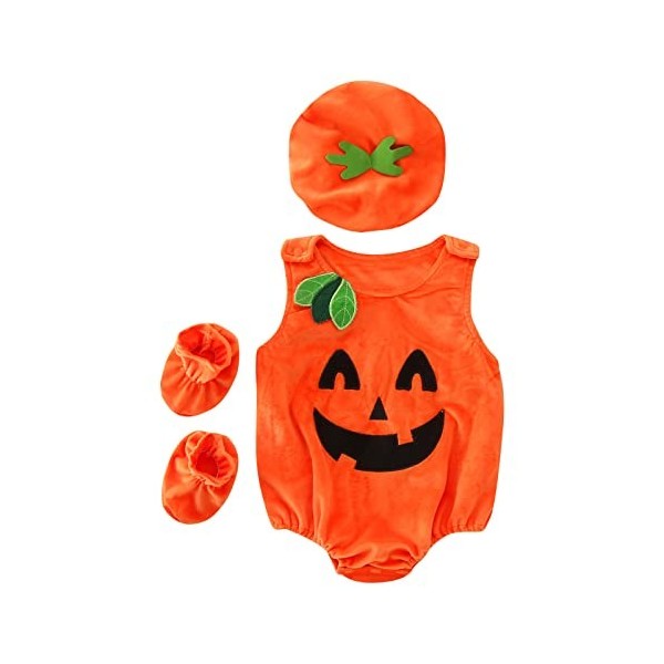 Allbestop Halloween Bébé Photographie Accessoires Props Vêtements,Costume Enfant Garcon Carnaval Deguisement Citrouille Enfan
