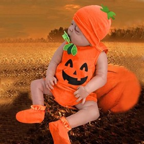 Allbestop Halloween Bébé Photographie Accessoires Props Vêtements,Costume Enfant Garcon Carnaval Deguisement Citrouille Enfan