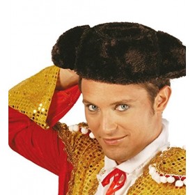 Montera - Chapeau de toréador en tissu - Homme - Accessoire de déguisement torero toréador