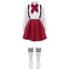 YUUMIN Enfant Fille Costume de Marin Uniforme Scolaire Anime Cosplay Déguisement Écolière Japonaise Ensemble Robe & Accessoir