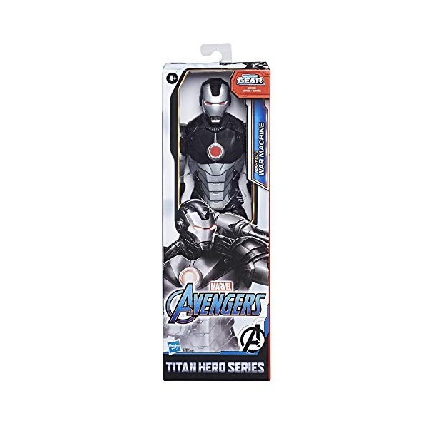 Avengers Marvels War Machine Figurine 30 cm avec Blaster Titan Hero Series Blast Gear