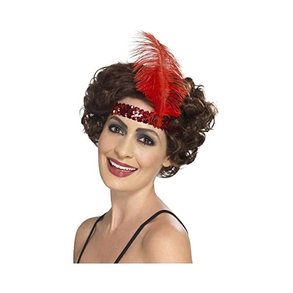 Smiffys Bandeau jeune fille délurée années 20 à bijoux, Argent