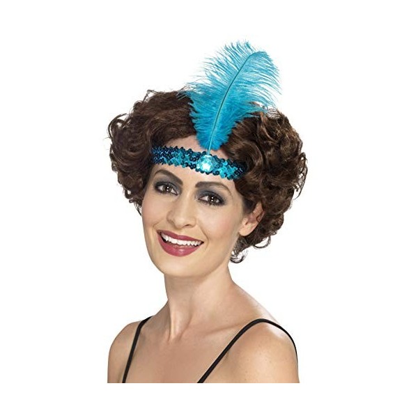 Smiffys Bandeau jeune fille délurée années 20 à bijoux, Argent