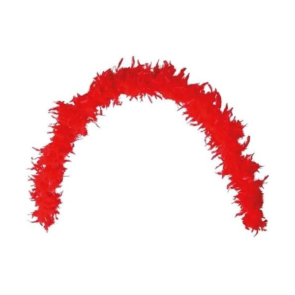Générique Accessoire de déguisement avec Boa rouge en plumes de 1.80m x1 REF/21602