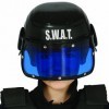 NET TOYS Casque Enfant S.W.A.T. Casque de Policier Enfants équipement dintervention Forces spéciales Casque de Protection un