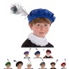 Charlie Crow Chapeau Tudor Accessoire de costume pour enfants | Dix couleurs | Taille unique 3-12 ans Blanc 