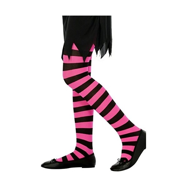 NET TOYS Collants pour Enfant Collants rayés Noir et Blanc Bas à Rayures mi-Bas Fins Multicolores Leggings Enfants zebrés dég