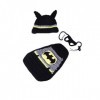 Lily&her Friends – Costume une pièce pour nouveau-né fait à la main Batman Costume pour photographie de bébé, ensemble de cap