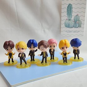 WSNDY Anime Figurine pour BTS, Bangtan Boys Action Figure Character Model Statue Collectible Figure Cadeaux pour Animé Les Fa