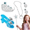 LINGJIONG Princesse Et Chaussures Dhabillage, Princesse Dress Up Accessoires-Chaussures/Diadème/Collier/Boucles doreilles/B